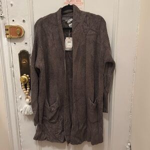 barefoot dreams long weekend cardigan NWT XL